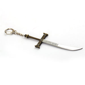 One Piece Juracule Dracule Mihawk`s Sword Keychain