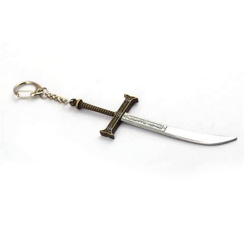 One Piece Juracule Dracule Mihawk`s Sword Keychain