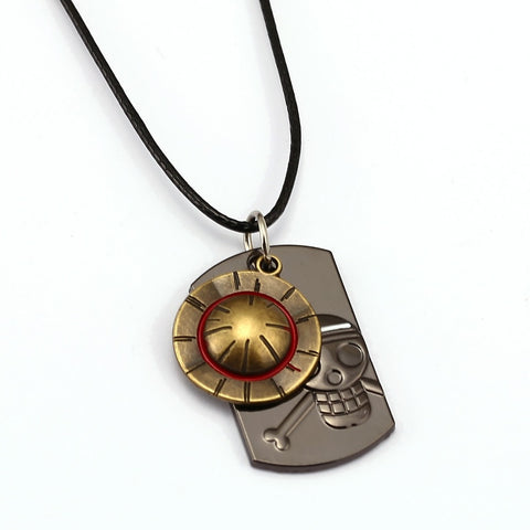 One Piece Monkey D Luffy Hat Necklace