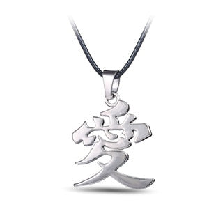 Naruto Gaara ``Love`` Necklace